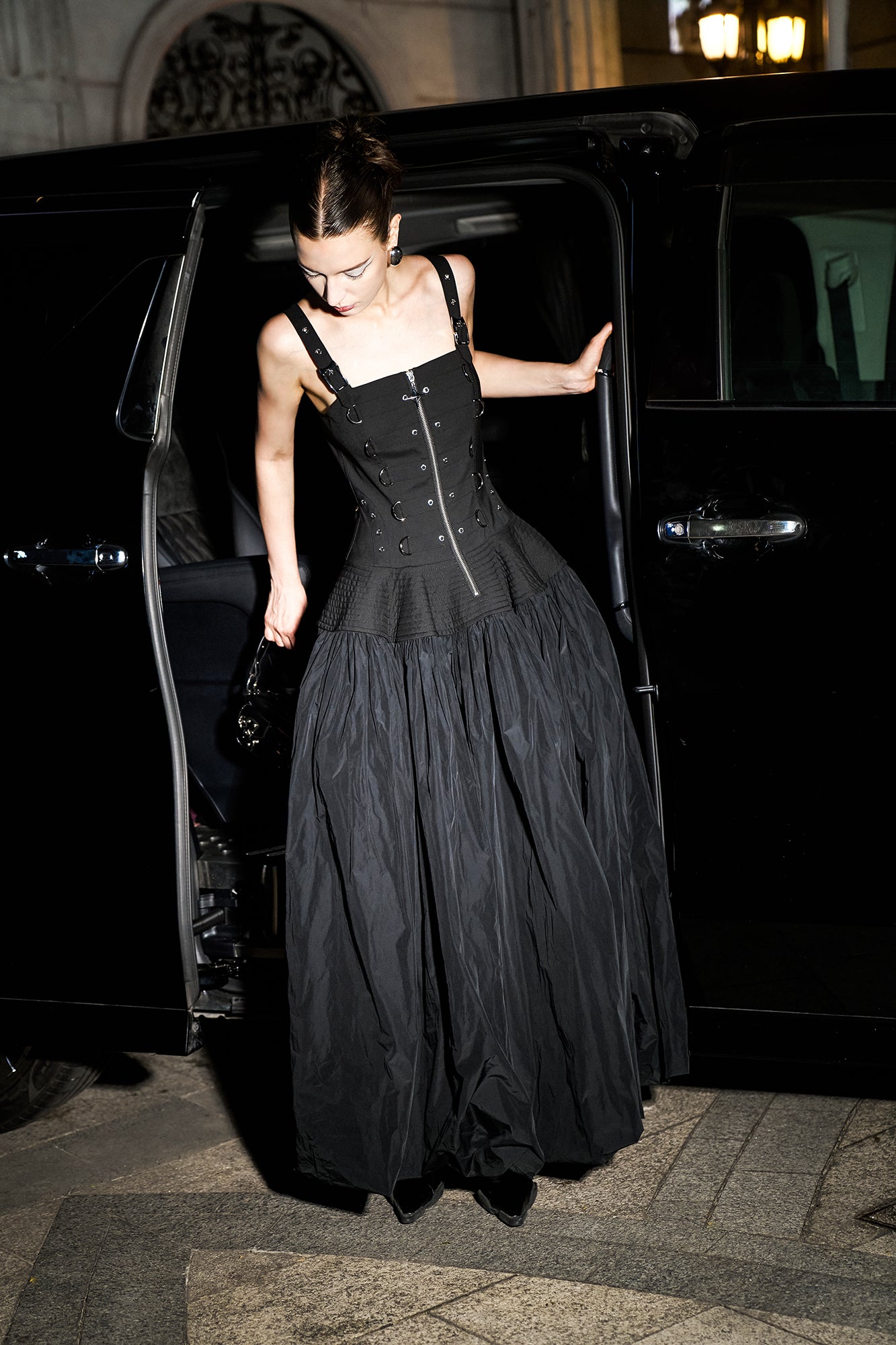 Strap and sling dress