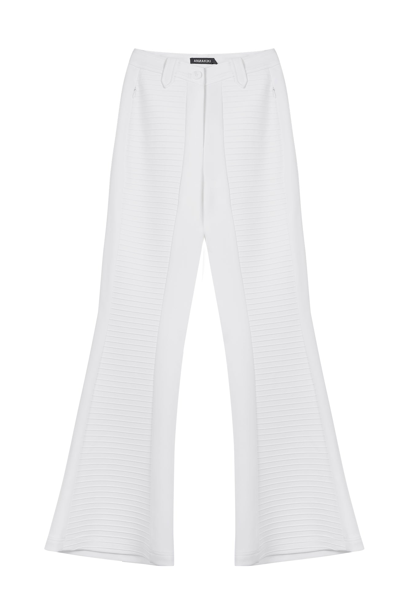 Thread stitching slim pants