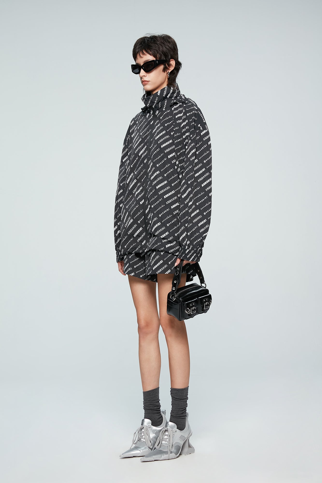 Monogram size letter coat