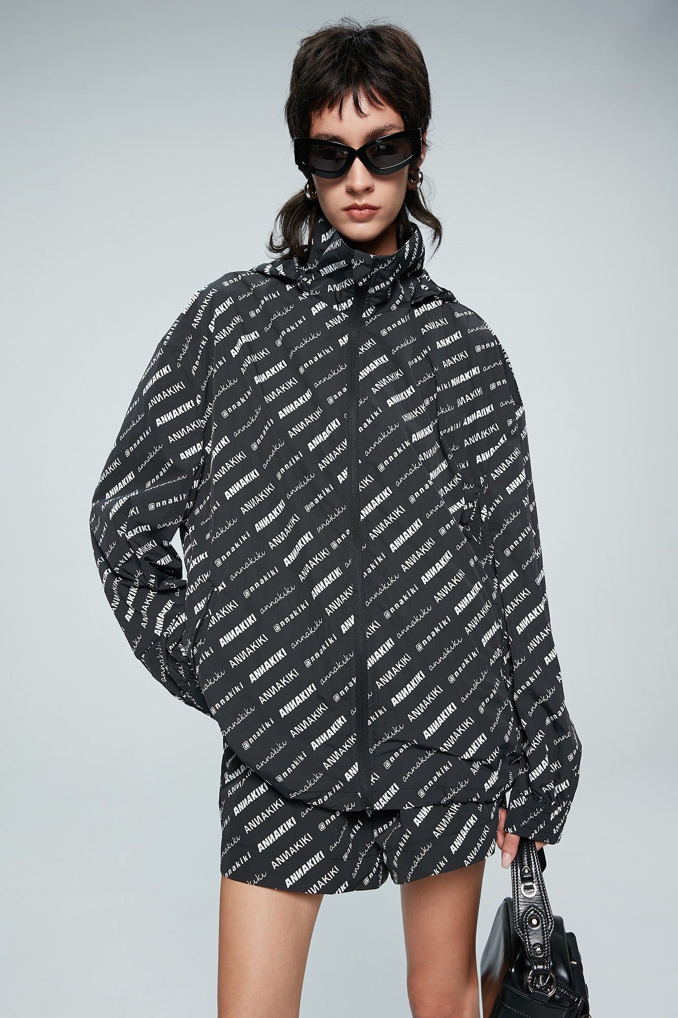 Monogram size letter coat