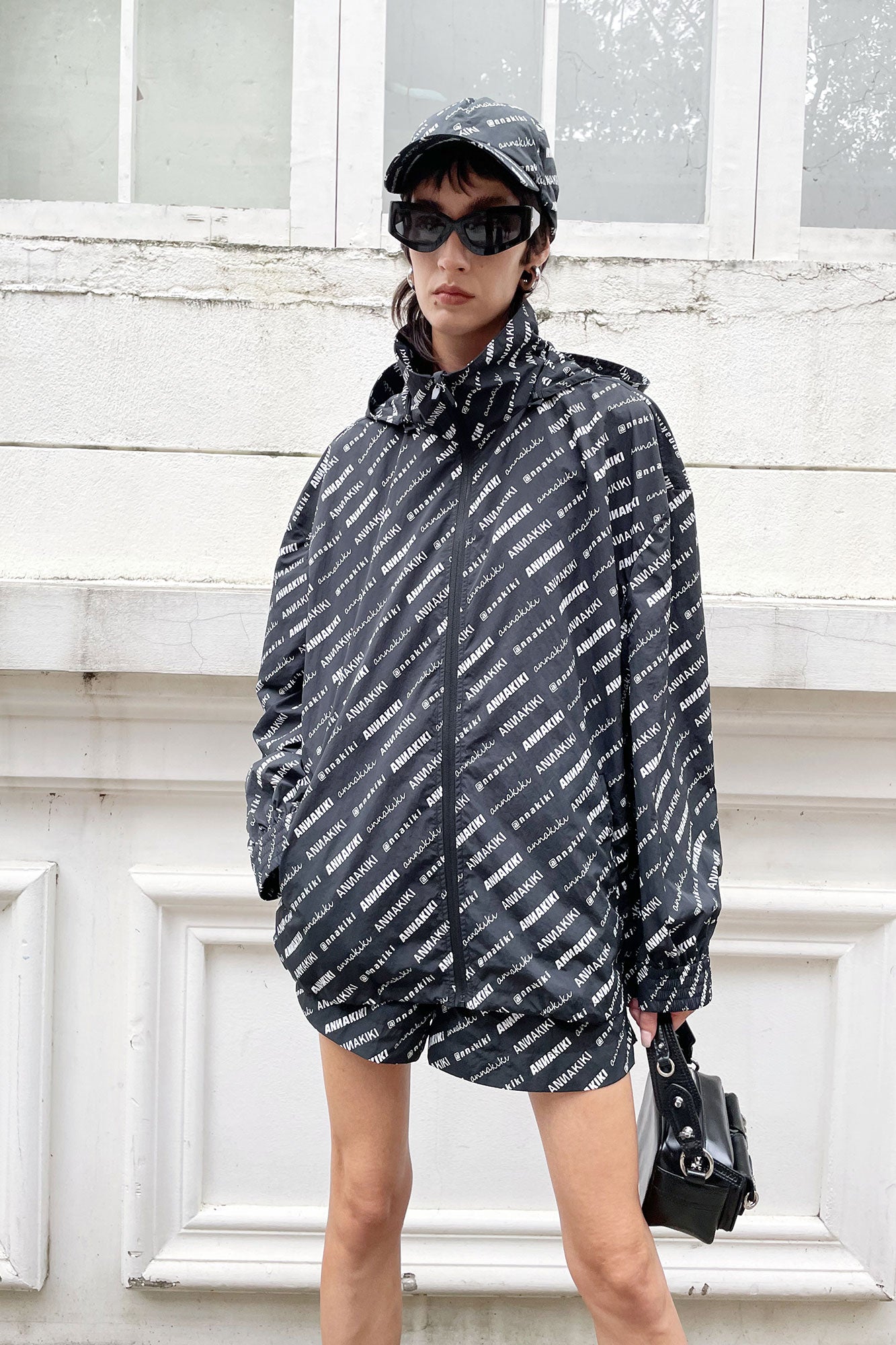 Monogram size letter coat