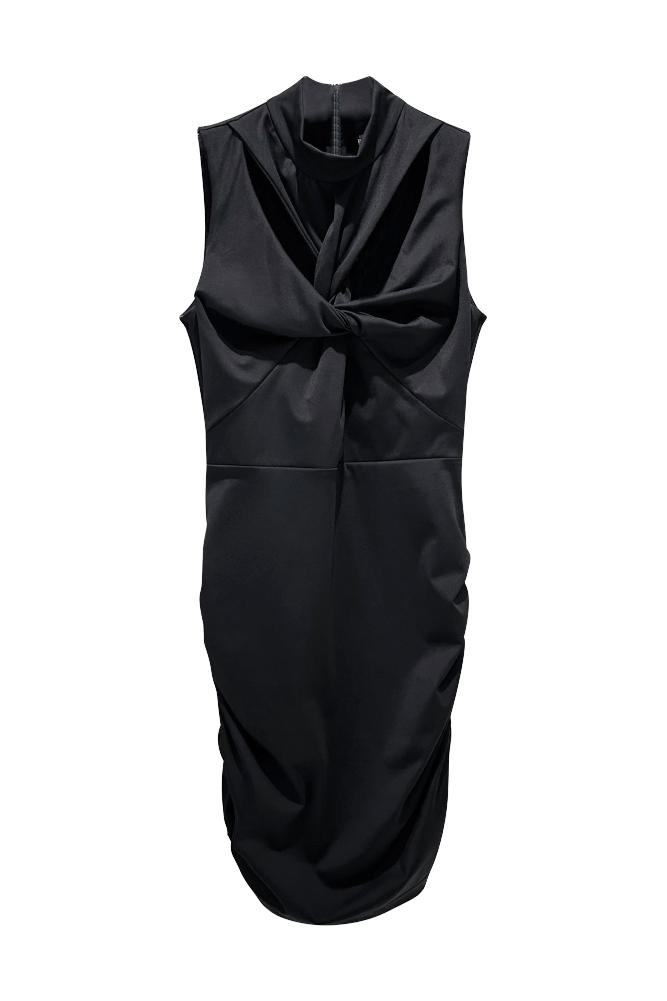 Twisted pleated dress