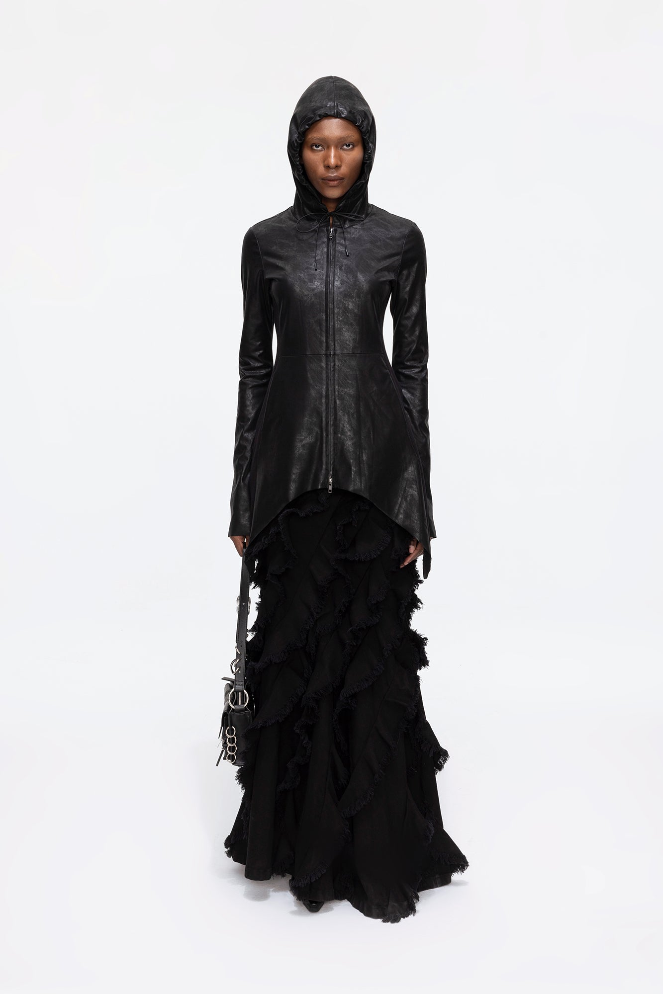 Star-shaped hem jacket