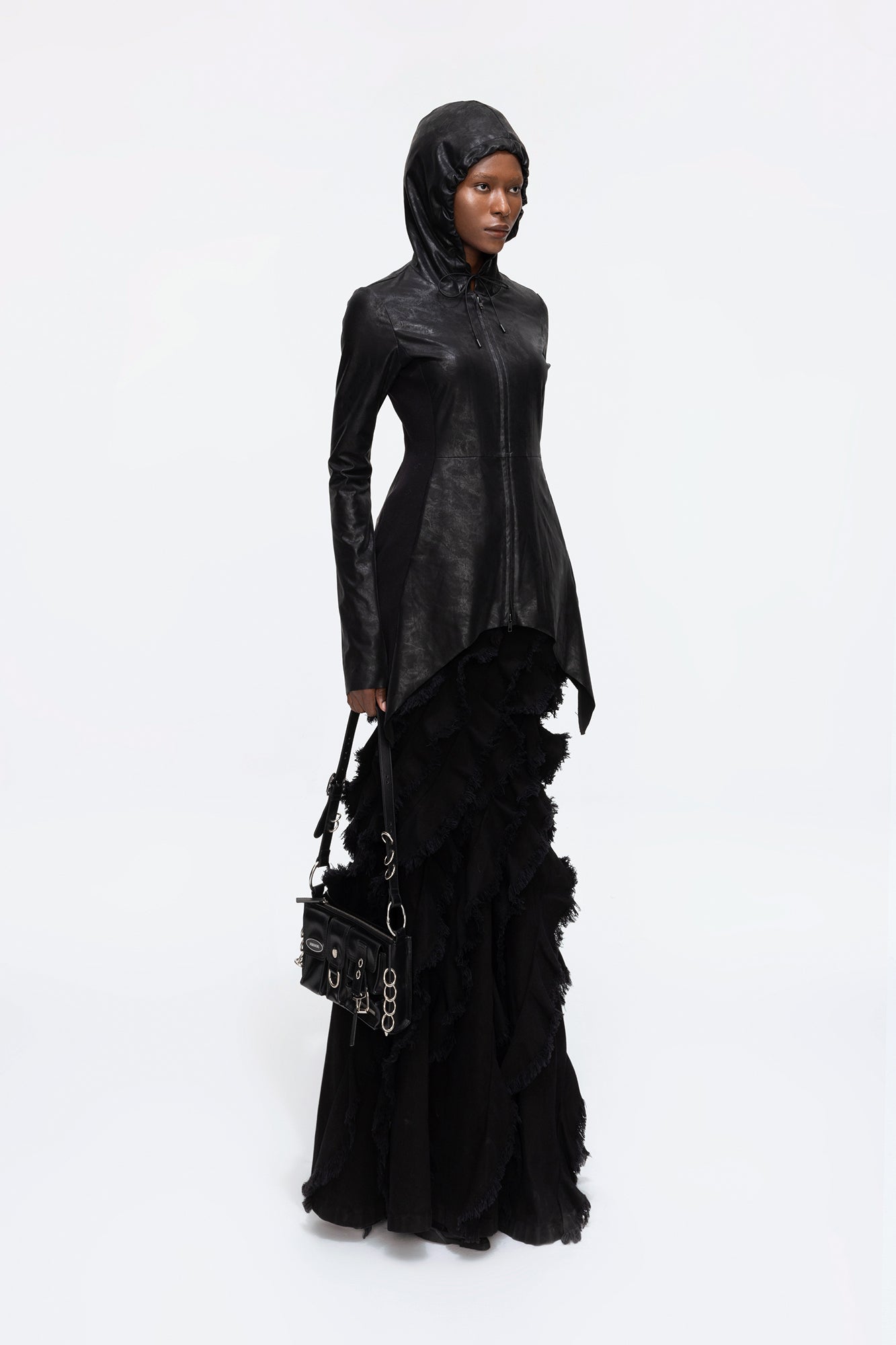 Star-shaped hem jacket