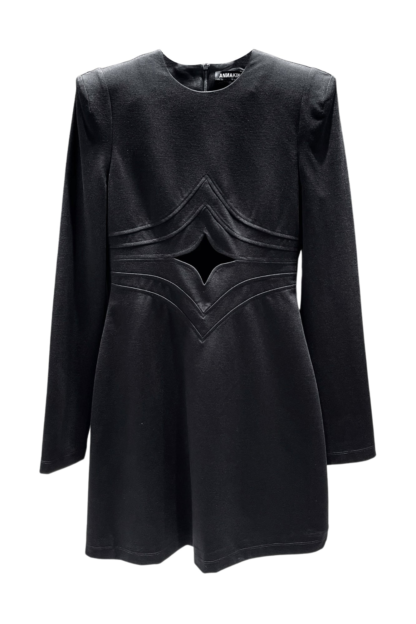 Four-pointed star-cut dress