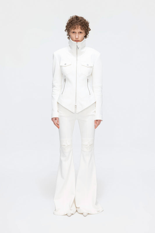 Four-pointed star motorcycle jacket