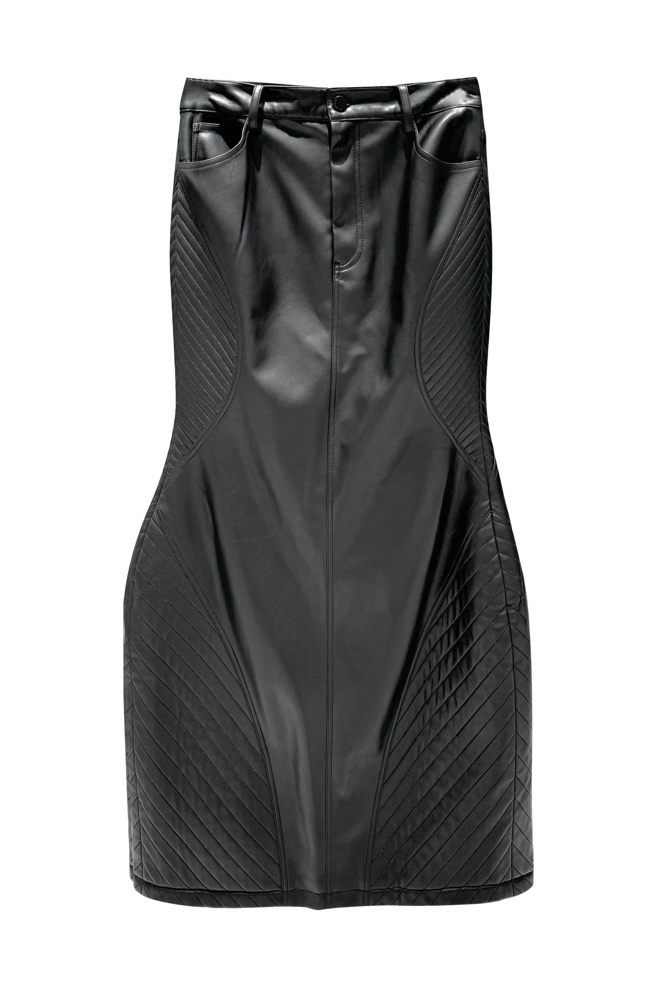3D Quilted High Neck Vest