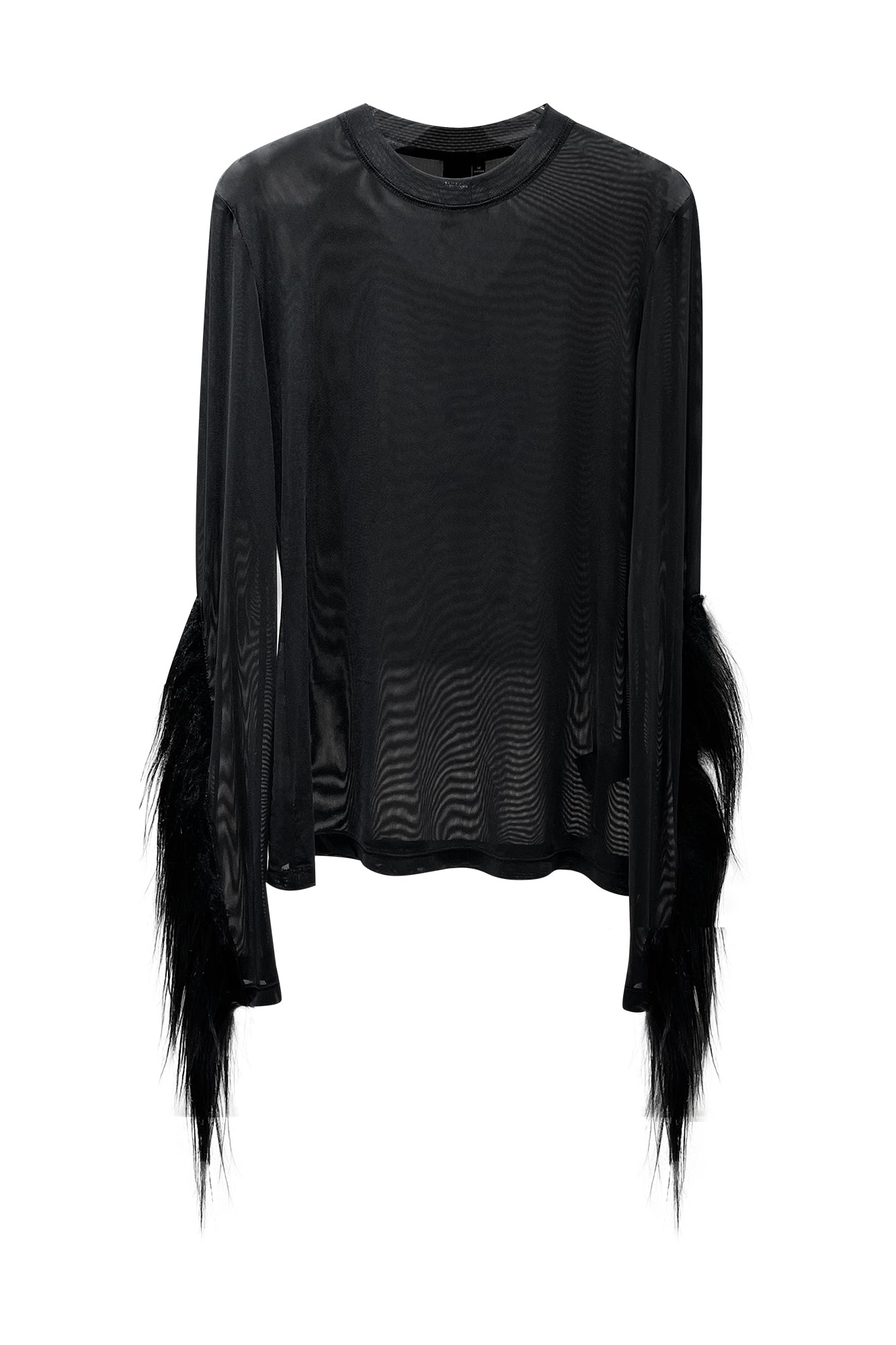 Top piece patchwork mesh top