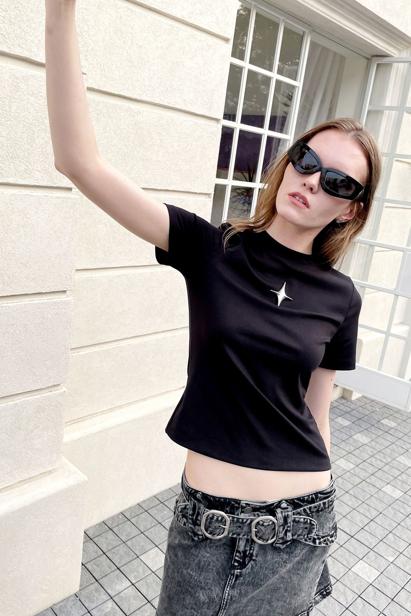 Tight short-sleeved T-shirt – Annakiki