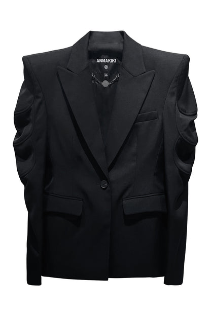 Deconstructed style suit jacket