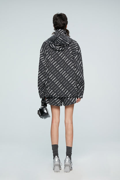 Monogram size letter coat