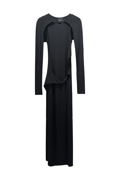 Deconstruction of four-star split dress