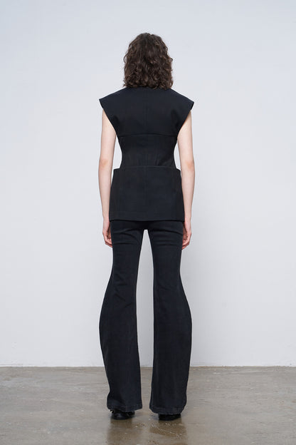 Acetic acid stereo waist waistcoat