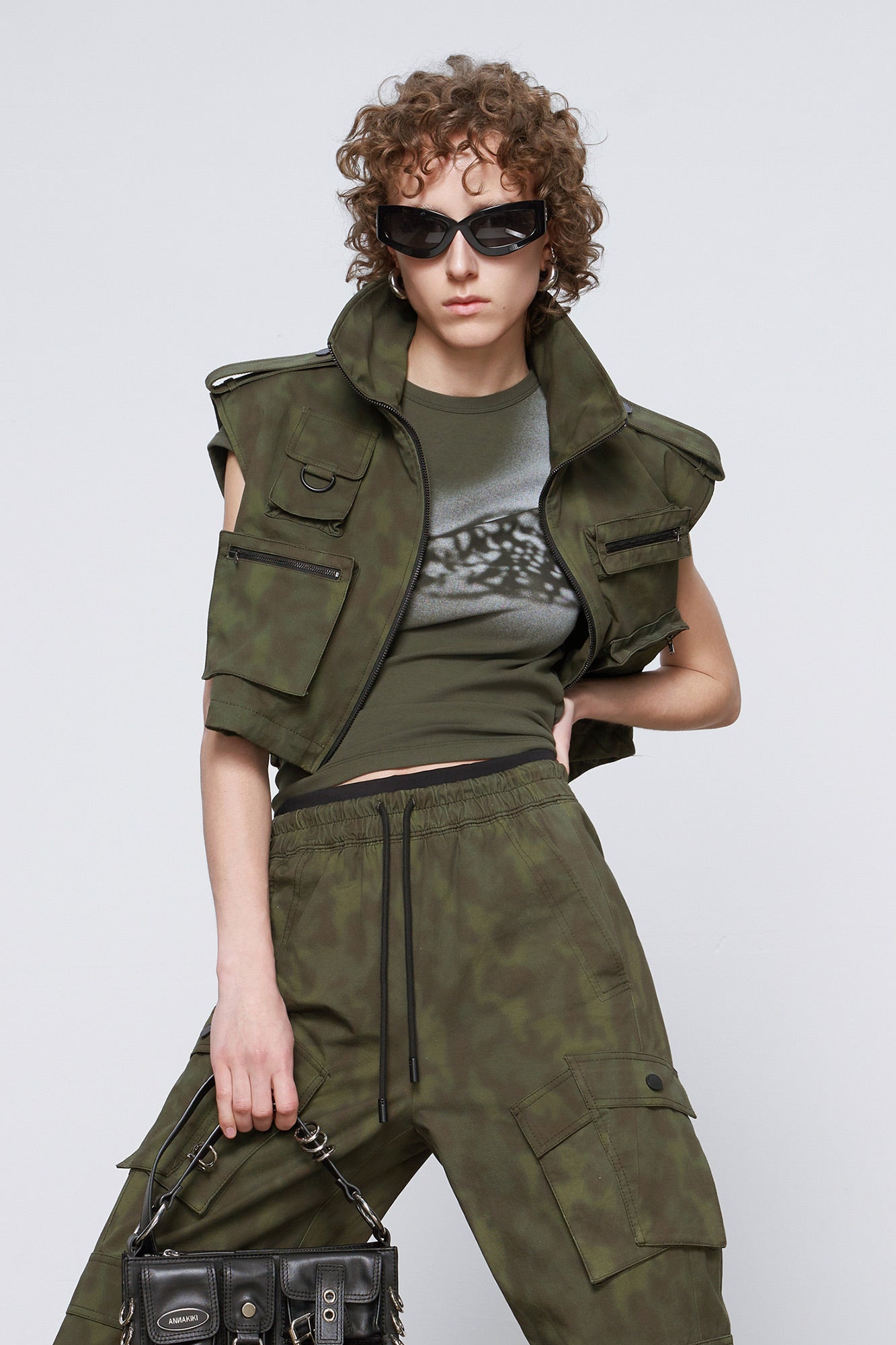 Vintage camouflage vest