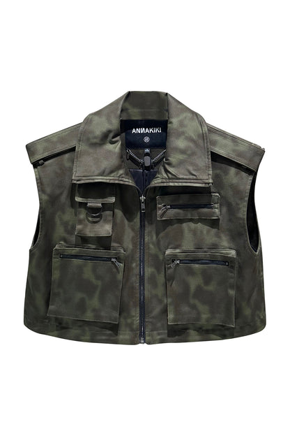 Vintage camouflage vest