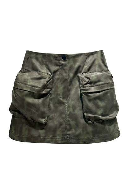 Vintage camouflage skirt