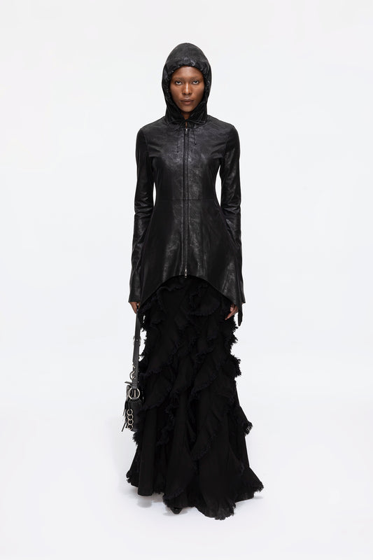 Star-shaped hem jacket