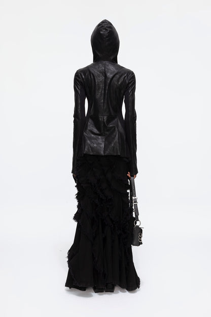Star-shaped hem jacket