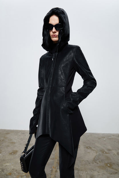 Star-shaped hem jacket