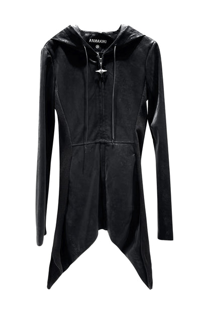 Star-shaped hem jacket