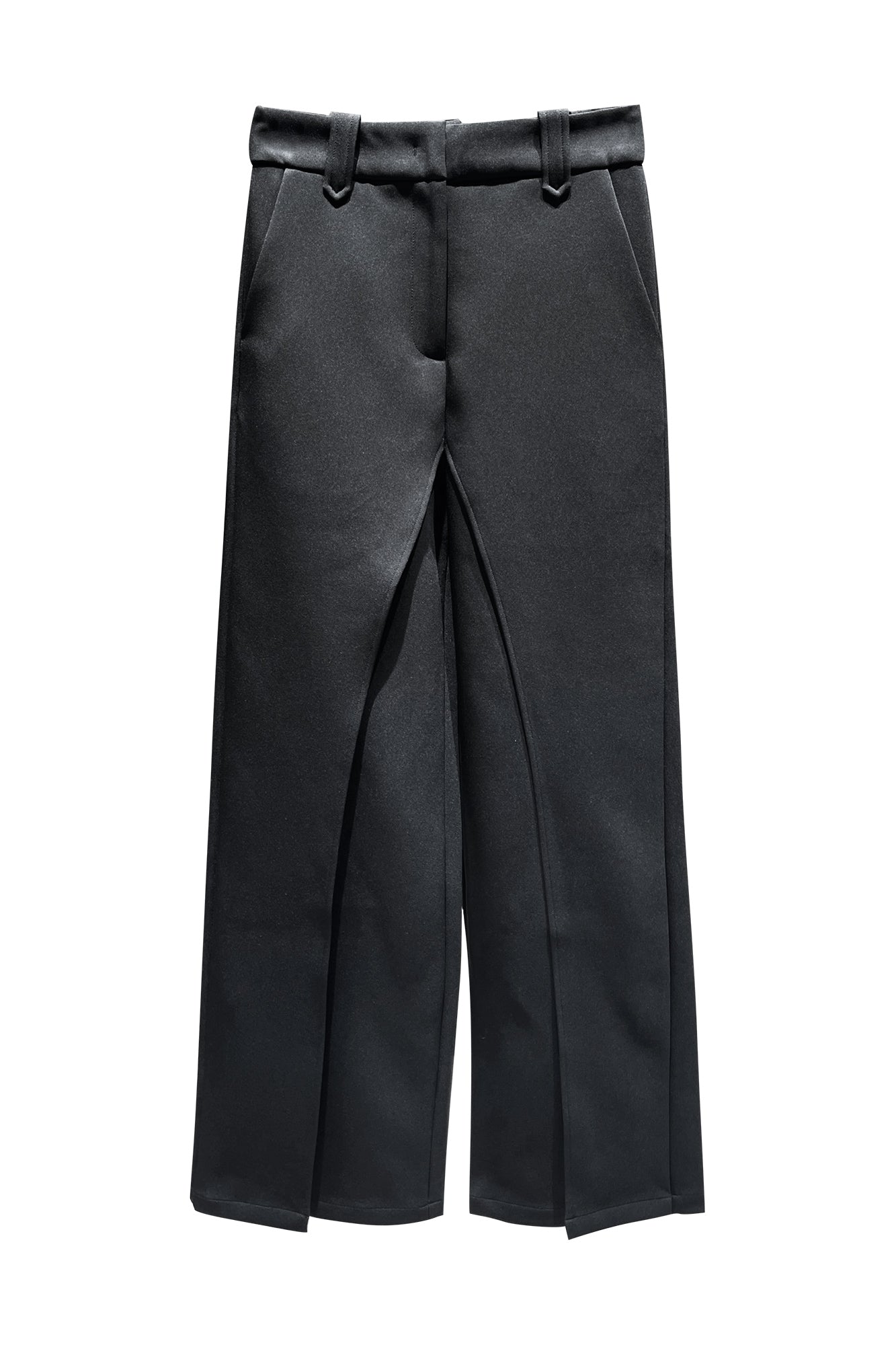 Paired straightleg trousers