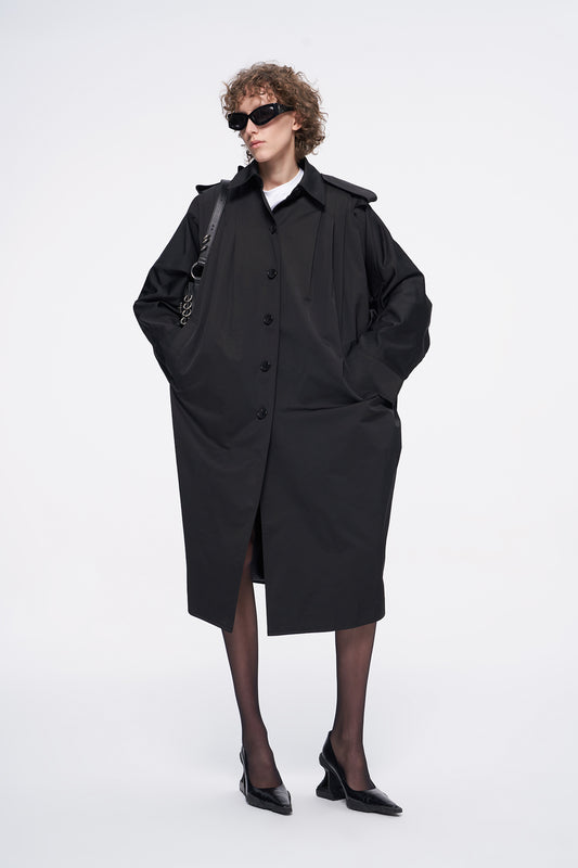 bat sleeve baggy long jacket