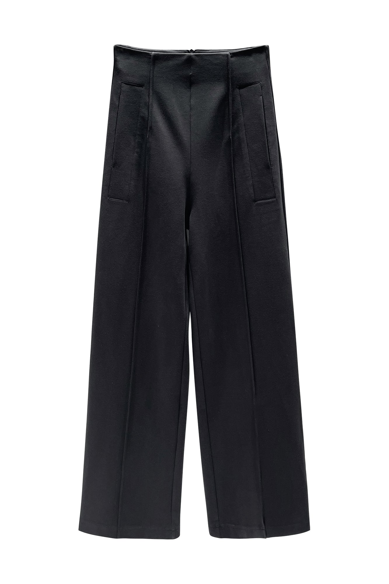 Ultra high waisted slightly wide leg pants