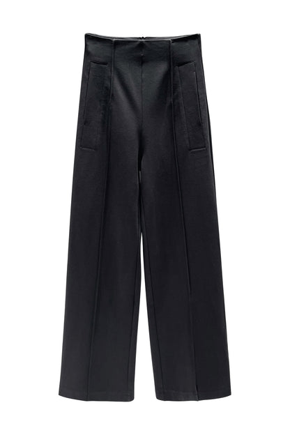 Ultra high waisted slightly wide leg pants