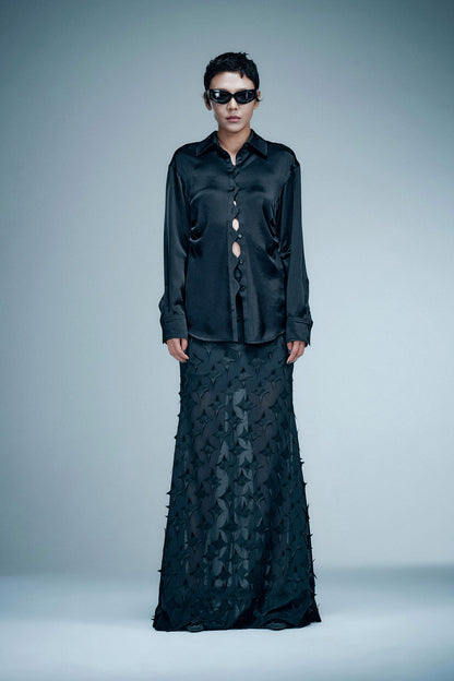 Acetate Waist Waist Shirt