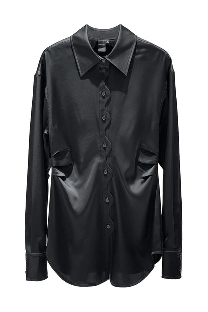 Acetate Waist Waist Shirt