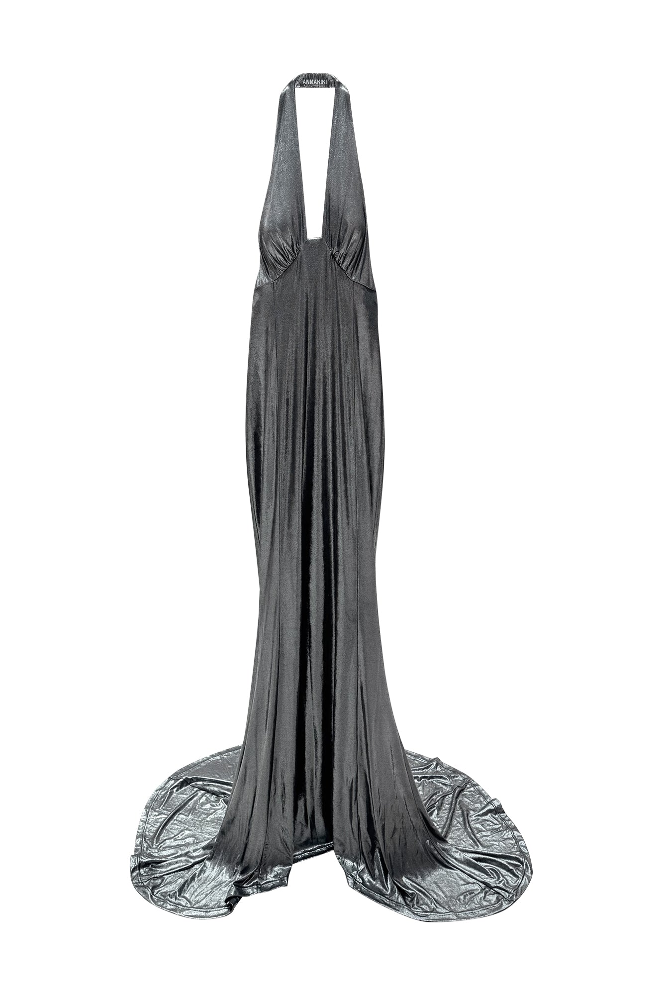 V-neck backless dress