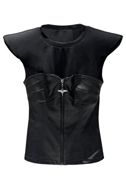 Shoulder lifting structure segmented top