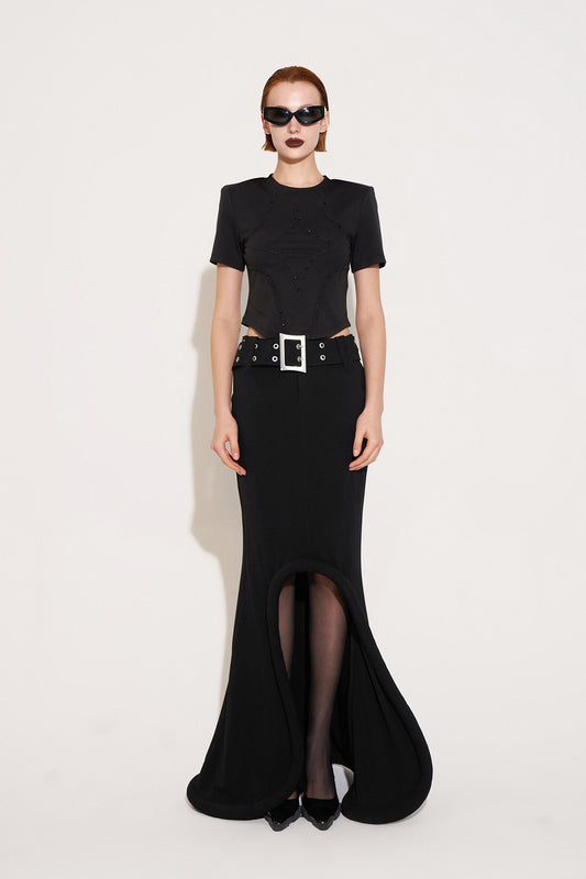 UFO-Hem Fishtail Skirt