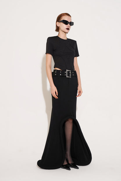 UFO-Hem Fishtail Skirt