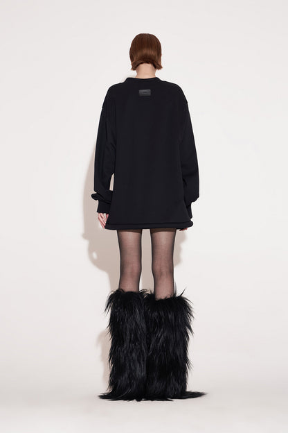 UFO-Hem V-Neck Sweatshirt