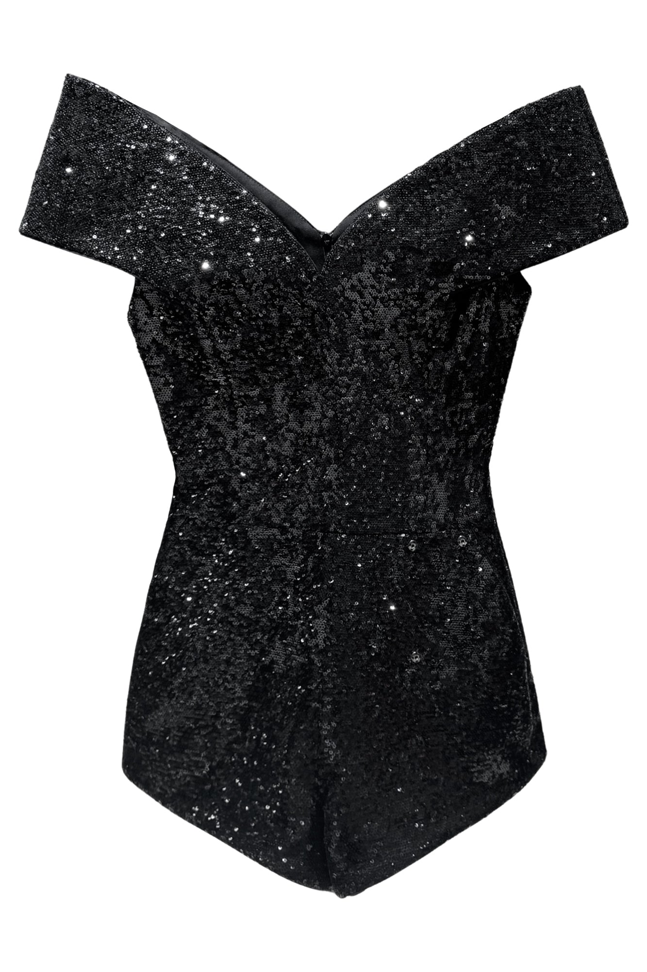 V-neck beaded jumpsuit