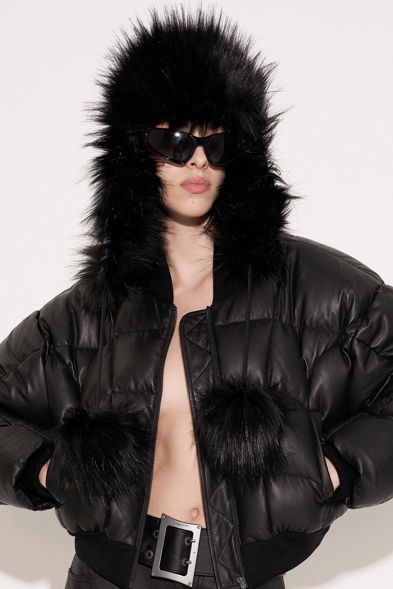 Future sense environmental protection fur hat