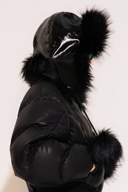 Future sense environmental protection fur hat