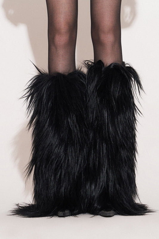 Future sense environmental protection fur boots