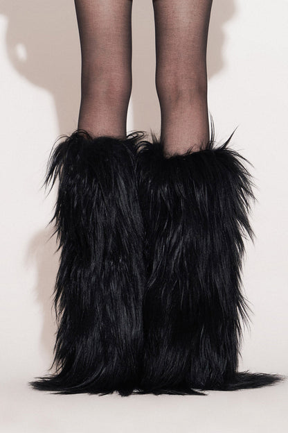 Future sense environmental protection fur boots