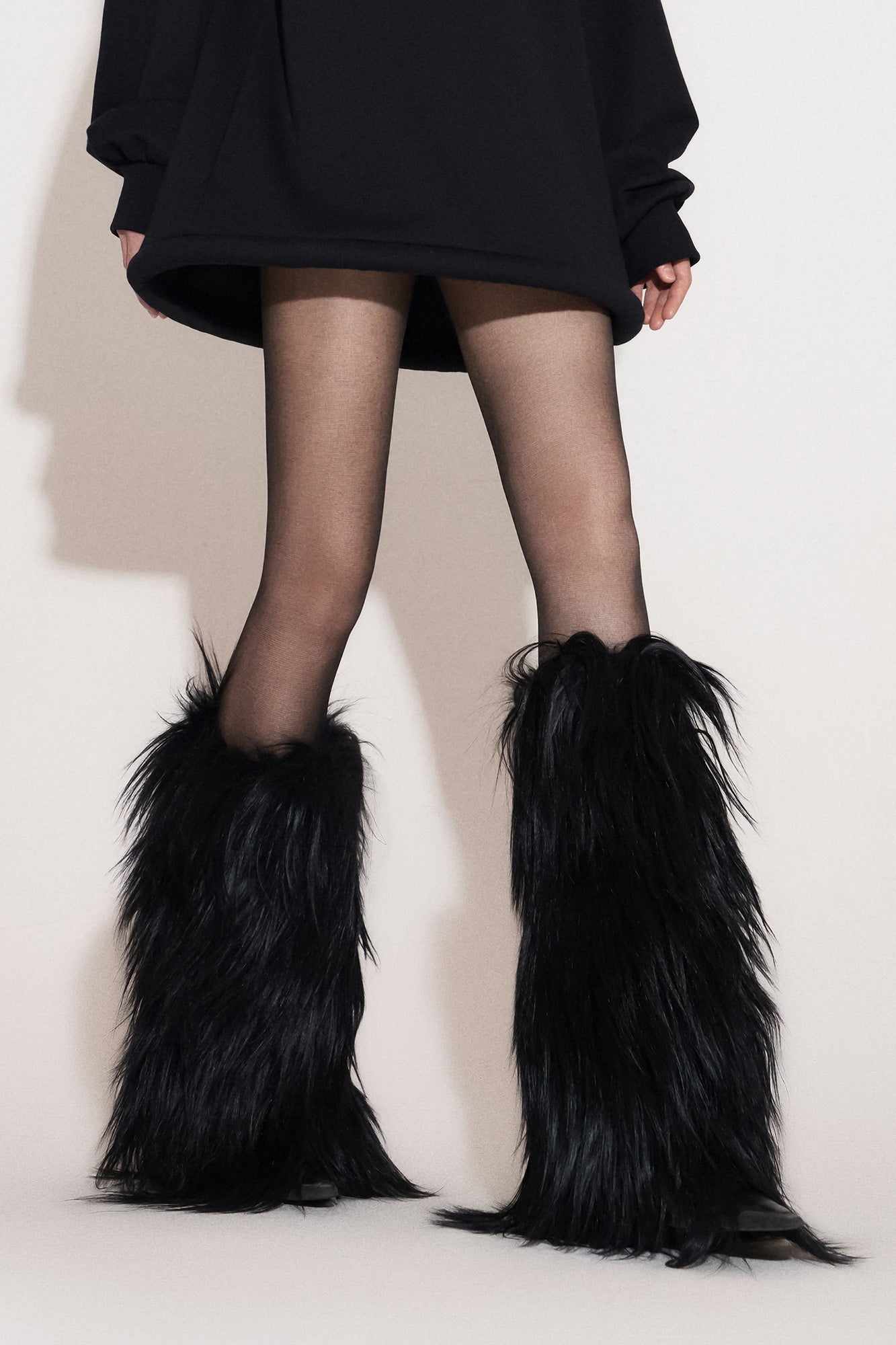 Future sense environmental protection fur boots