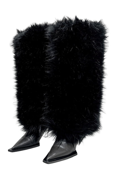 Future sense environmental protection fur boots