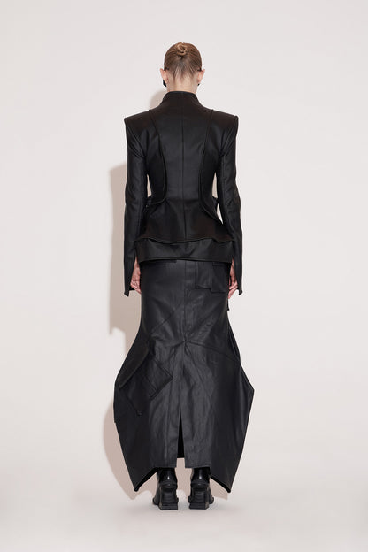 Multi-layer flying piece architectural coat