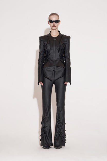 Multi-layer flying piece architectural coat