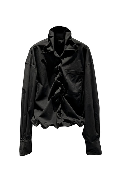 Malleable lapel shirt
