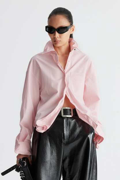Malleable lapel shirt