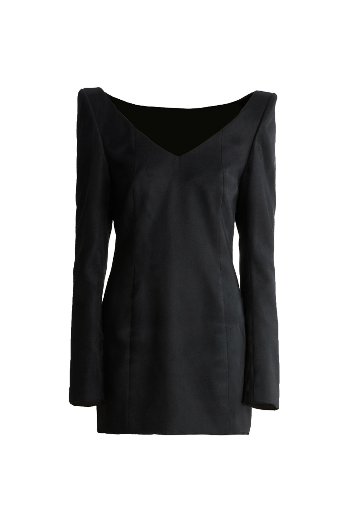 Shoulderless V-neck 3D dress