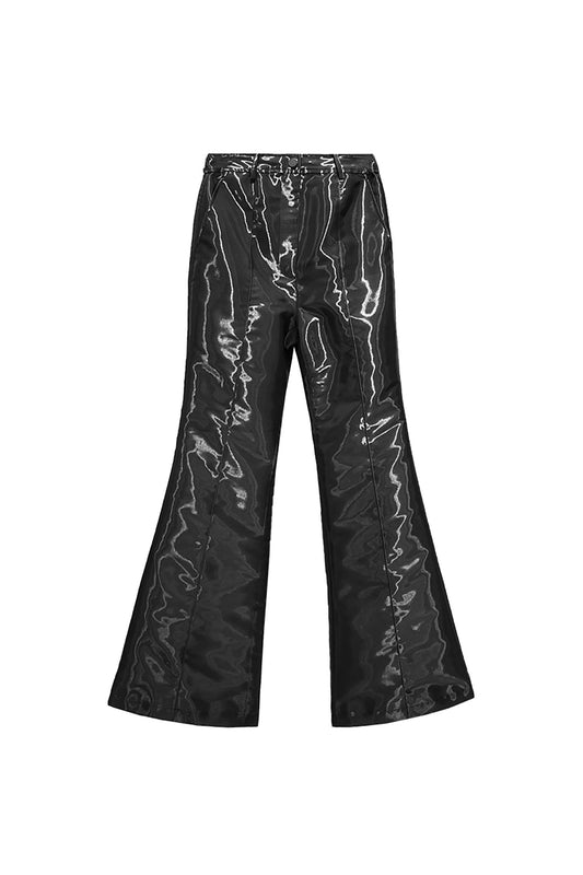 Liquid metallic trousers